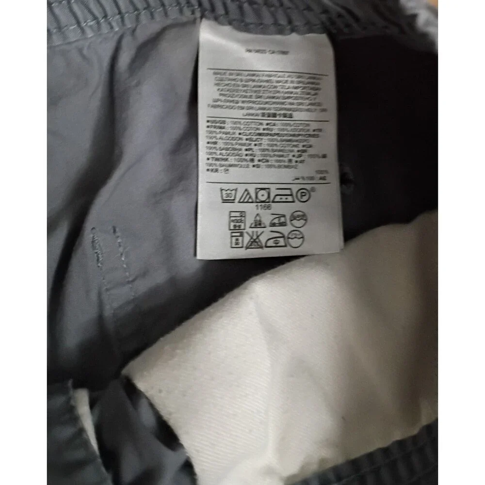 Banana Republic Aiden Pant Gray Drawstring Jogger Pants Size 31x32